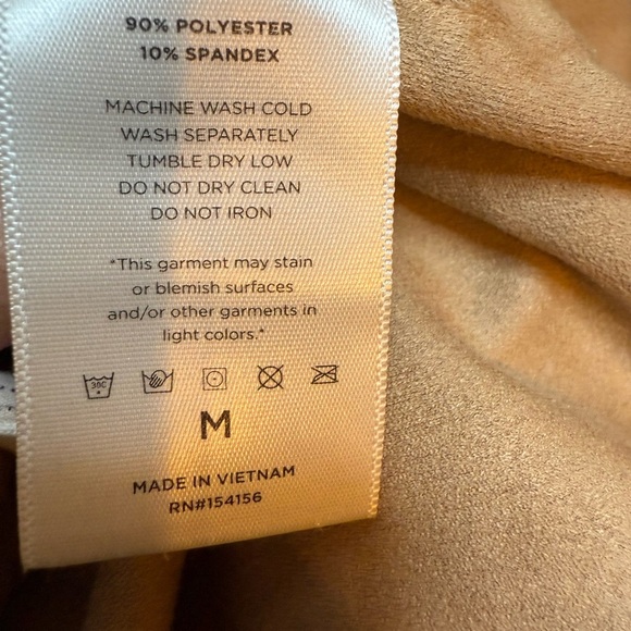 Mote Faux Suede Drape Jacket - Picture 7 of 8